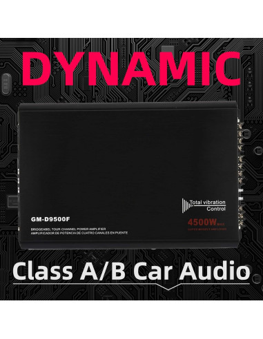 Amplificador de Potencia YaeCCC 4 Canales 4500W Clase A/B