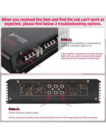 Amplificador de Potencia YaeCCC 4 Canales 4500W Clase A/B