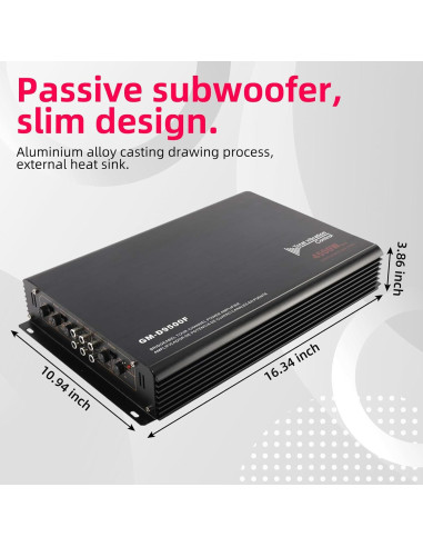 Amplificador de Potencia YaeCCC 4 Canales 4500W Clase A/B