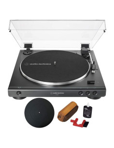 Tocadiscos Estéreo Automático Audio-Technica AT-LP60X Negro 33-1/3 y 45 RPM