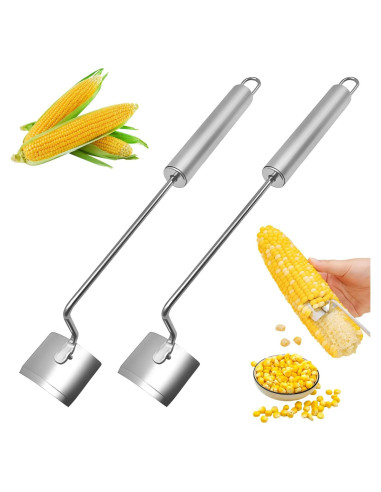 Desgranador de Mazorcas de Maíz Cobpom Acero Inoxidable 2PCS