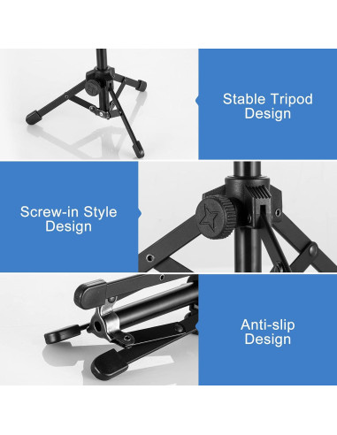 Soporte de Micrófono de Escritorio BILIONE Plegable Ajustable