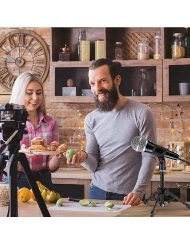 Soporte de Micrófono de Escritorio BILIONE Plegable Ajustable