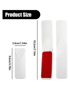 Juego de 4 Cepillos Quitapelusas Plegables Zuylikxy - Portátiles y Reutilizables 2