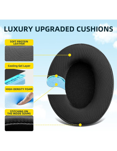 Almohadillas de Gel para Auriculares Audio Technica ATH M50X