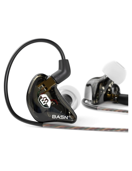 Auriculares In-Ear BASN Bsinger PRO Doble Controlador Negro
