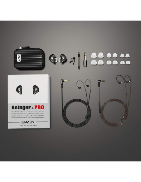 Auriculares In-Ear BASN Bsinger PRO Doble Controlador Negro