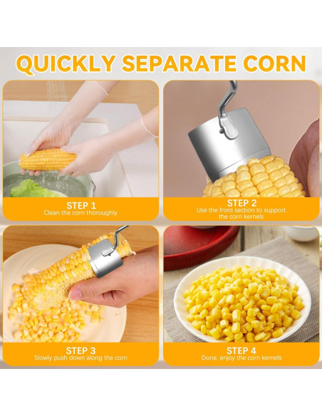 Desgranador de Mazorcas de Maíz Cobpom Acero Inoxidable 2PCS