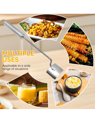Desgranador de Mazorcas de Maíz Cobpom Acero Inoxidable 2PCS
