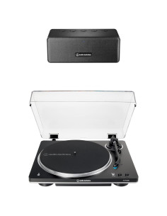 Tornamesa Bluetooth Audio-Technica AT-LP70XBT + Altavoz AT-SP65XBT