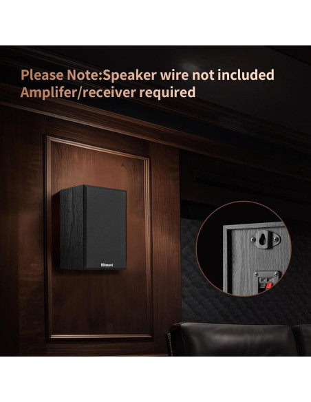 Altavoces Pasivos de Estantería Elimavi BT-10 30W Negro