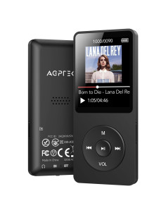 Reproductor MP3 AGPTEK A02 Bluetooth 5.3 32GB Pantalla 1.8"