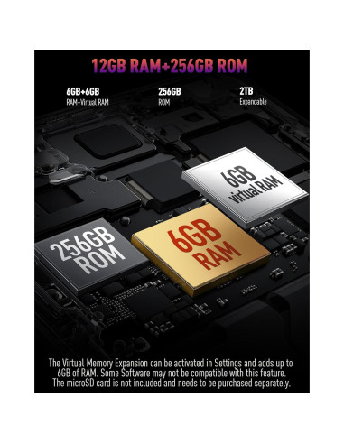 Ulefone Armor 25T Teléfono Rugerizado 4G 12GB+256GB Negro