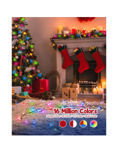 Luces de Navidad Inteligentes 20m 200 LED RGB Minetom 2