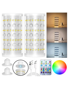 Bombillas de Emergencia Recargables Nekhung 10000mAh RGB