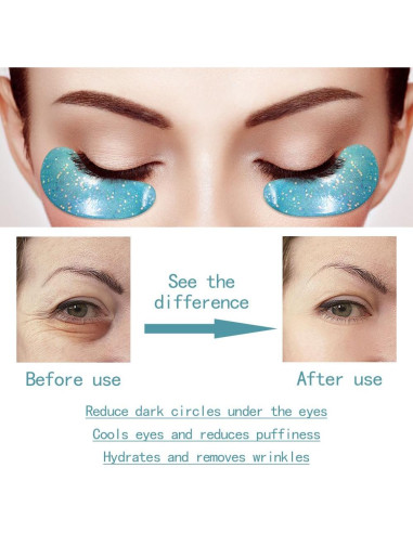 Parches para Ojos Hidratantes N/W - 10 Pares con Vitamina C