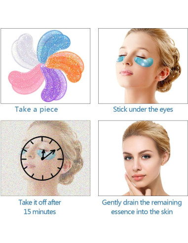 Parches para Ojos Hidratantes N/W - 10 Pares con Vitamina C