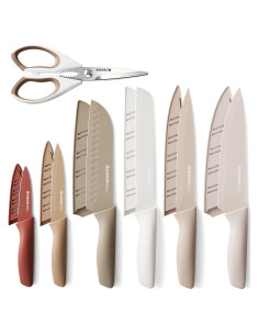 Juego de cuchillos de cocina Astercook 13 piezas acero inoxidable