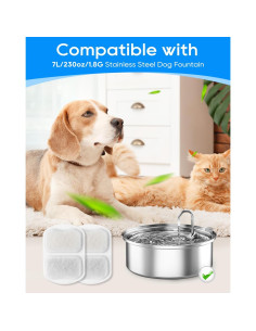 Filtro de Agua para Mascotas Cunina 10 Conjuntos Compatible Oneisall 2