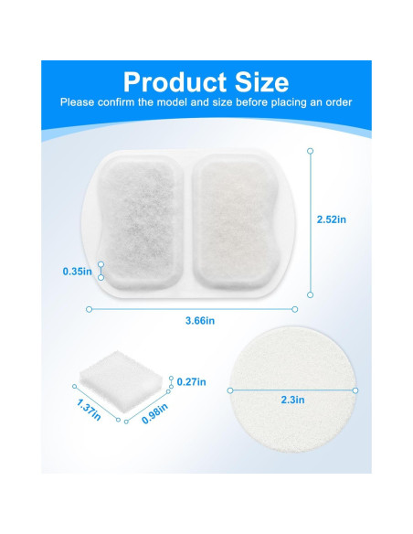 Filtro de Agua para Mascotas Cunina 10 Conjuntos Compatible Oneisall