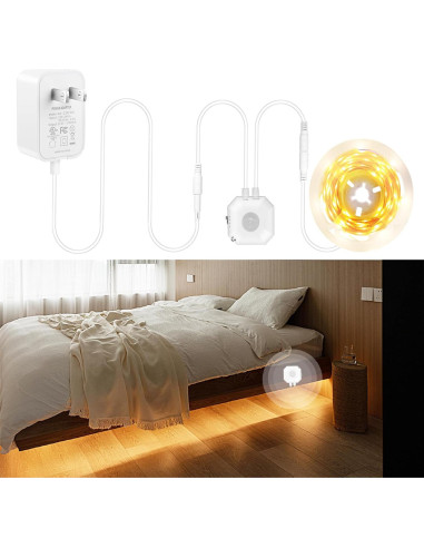 Tira de Luz LED GXILEE 3m con Sensor de Movimiento 3000K
