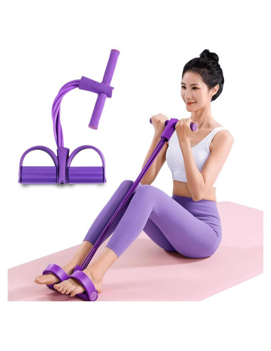 Cuerda de Resistencia con Pedal Sozilifty 6 Tubos Pesado