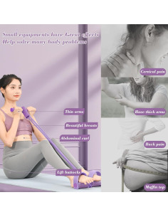 Cuerda de Resistencia con Pedal Sozilifty 6 Tubos Pesado 2