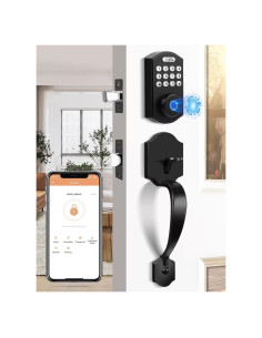 Cerradura de Puerta Biométrica Tinewa DLE601 con Manijas