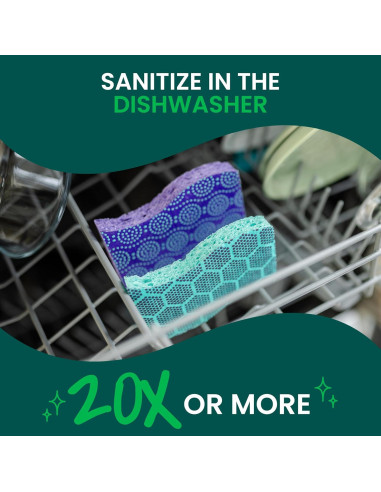 Esponjas de Cocina Scotch-Brite Resist Odor - 6 Unidades