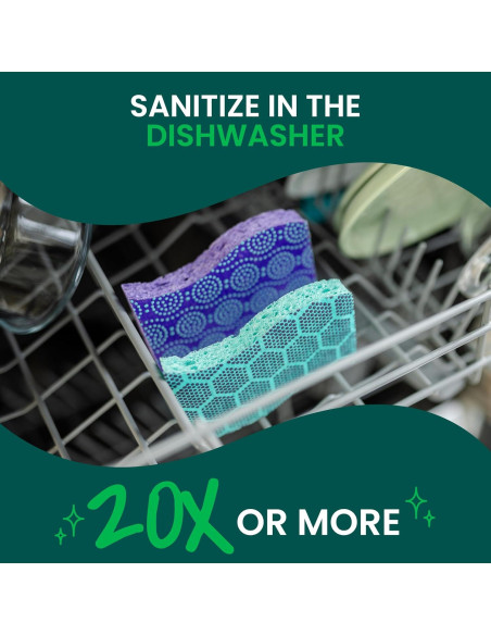 Esponjas de Cocina Scotch-Brite Resist Odor - 6 Unidades