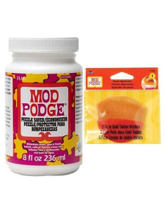 Mod Podge Puzzle Saver 236.6 ml + Pincel Aplicador 5.72 cm