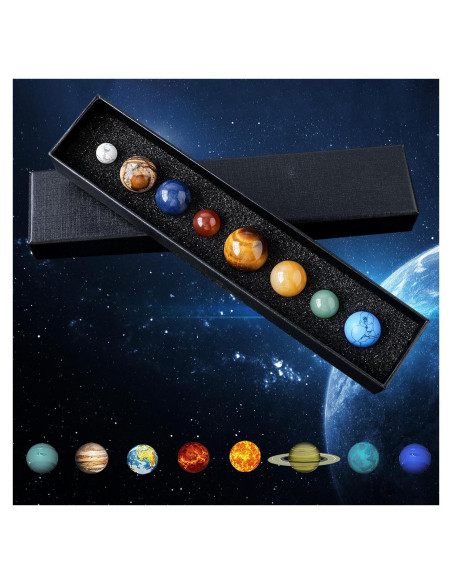 Modelo de Sistema Solar de Cristal Runyangshi - 8 Planetas