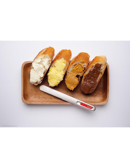 Cuchillo para Mantequilla ESE Rojo 17.6 cm Calentado Serrado