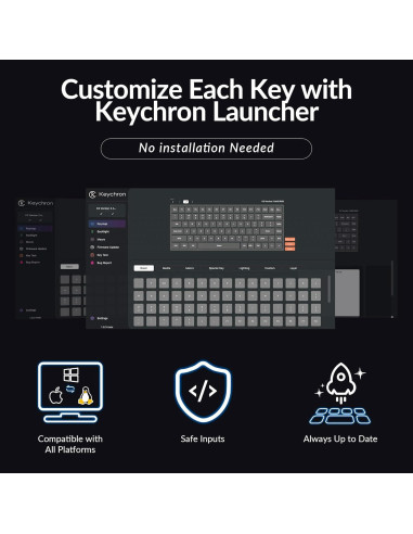 Teclado Mecánico Inalámbrico Keychron K3 75% RGB QMK