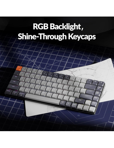 Teclado Mecánico Inalámbrico Keychron K3 75% RGB QMK