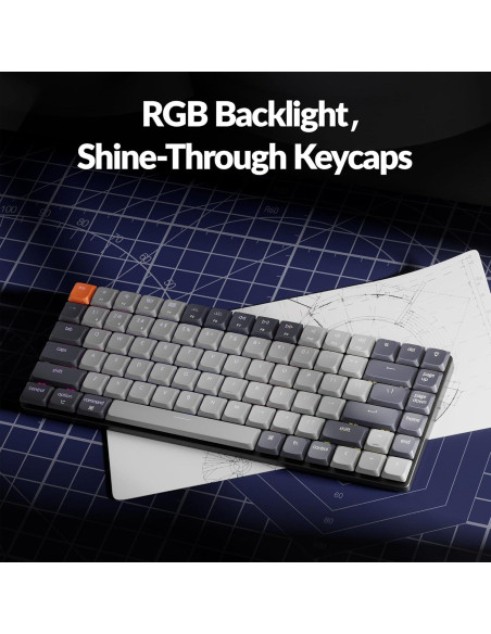 Teclado Mecánico Inalámbrico Keychron K3 75% RGB QMK