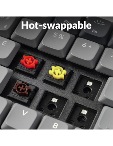 Teclado Mecánico Inalámbrico Keychron K3 75% RGB QMK