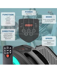 Máquina Elíptica Bajo Escritorio Leasbar LSBNBH1805 Verde 2