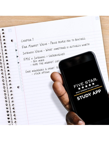 Cuaderno Espiral Five Star 1 Asignatura 80 Hojas Rayado