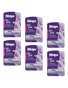Blistex Seda y Brillo Hidratante Labial 3.7 g - Paquete de 6