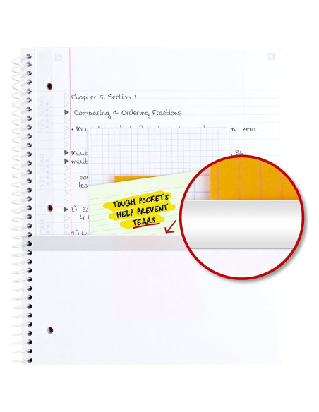 Cuaderno Espiral Five Star 1 Asignatura 80 Hojas Rayado