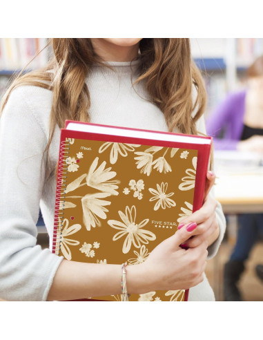 Cuaderno Espiral Five Star 1 Asignatura 80 Hojas Rayado