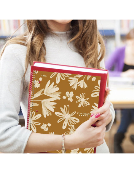 Cuaderno Espiral Five Star 1 Asignatura 80 Hojas Rayado