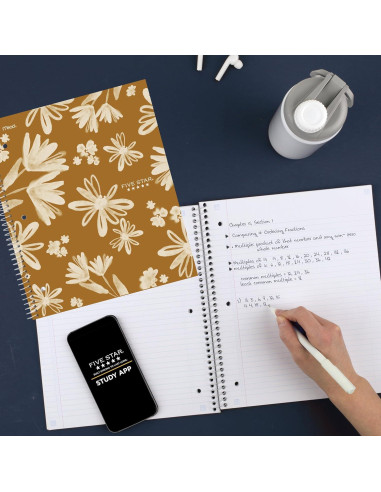 Cuaderno Espiral Five Star 1 Asignatura 80 Hojas Rayado