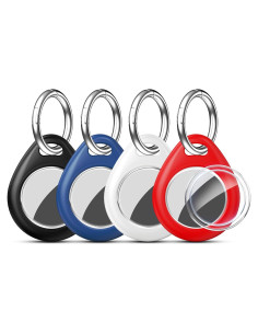 Funda Protectora para AirTag RFUNGUANGO - Paquete de 4 Colores