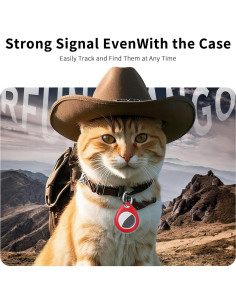 Funda Protectora para AirTag RFUNGUANGO - Paquete de 4 Colores 2