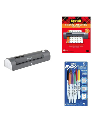 Laminador Térmico Scotch con Fundas 100 Unidades Carta