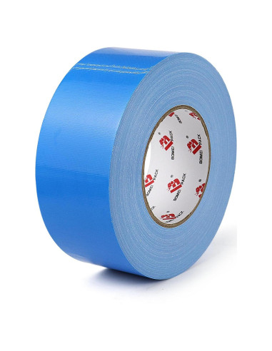 Cinta Adhesiva Resistente BOMEI 5cm x 54.86m Azul Impermeable