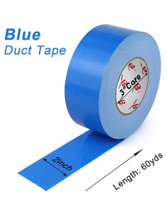 Cinta Adhesiva Resistente BOMEI 5cm x 54.86m Azul Impermeable 2