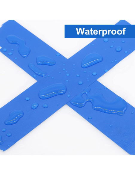 Cinta Adhesiva Resistente BOMEI 5cm x 54.86m Azul Impermeable